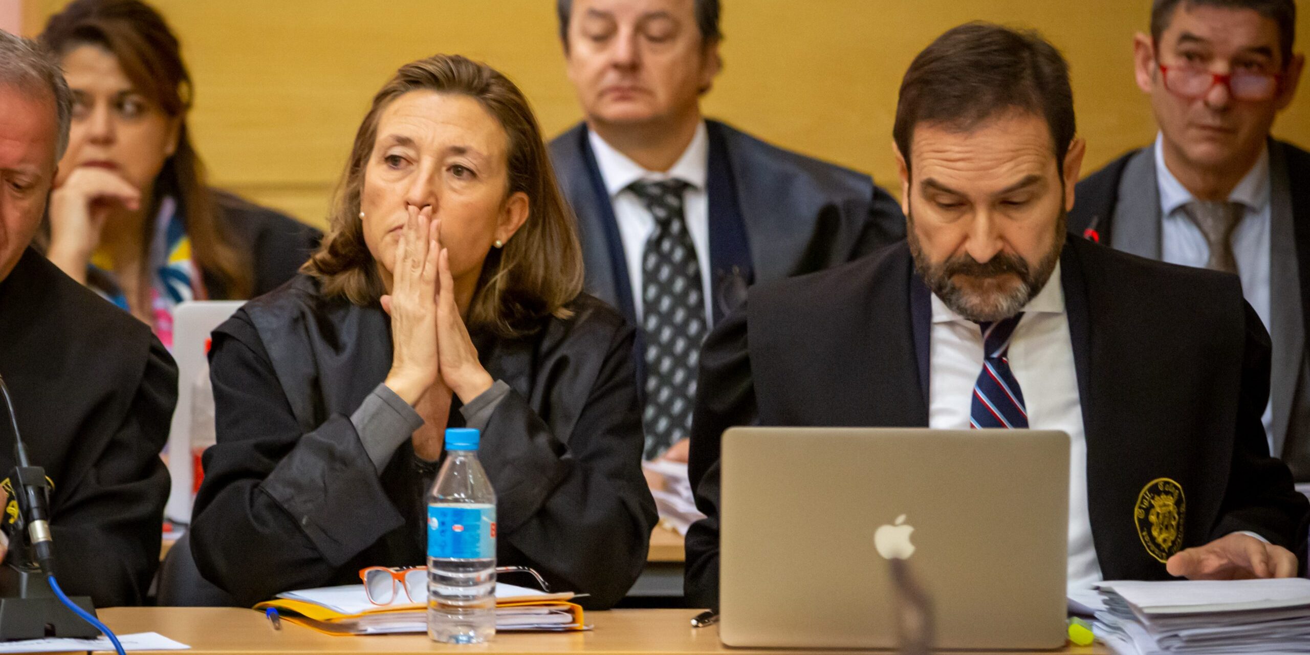 Ernesto Osuna en el juicio Serrallo